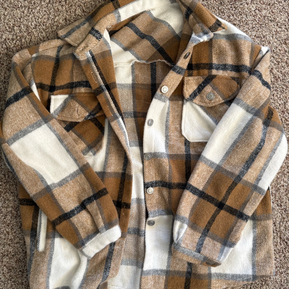 Women’s Flannel Shacket - Oversized